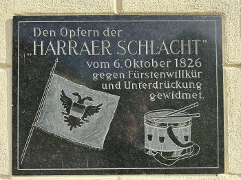 Denkmal den Opfern der Harraer Schlacht 1826 (Harra/Rosenthal am Rennsteig)